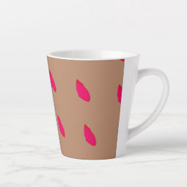 Modernes poetisches Design Latte Tasse