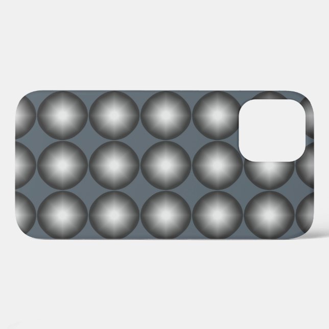 Modernes Polka Dot Muster Case-Mate iPhone Hülle (Rückseite (Horizontal))