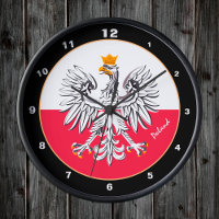 Modernes polnisches Flag & Eagle, trendige polnisc