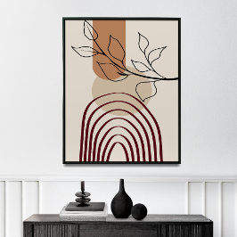 Modernes Poster aus dem Mittelalter, Wall Art