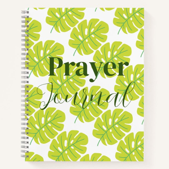 Modernes Prayer Journal Notizbuch (Vorderseite)