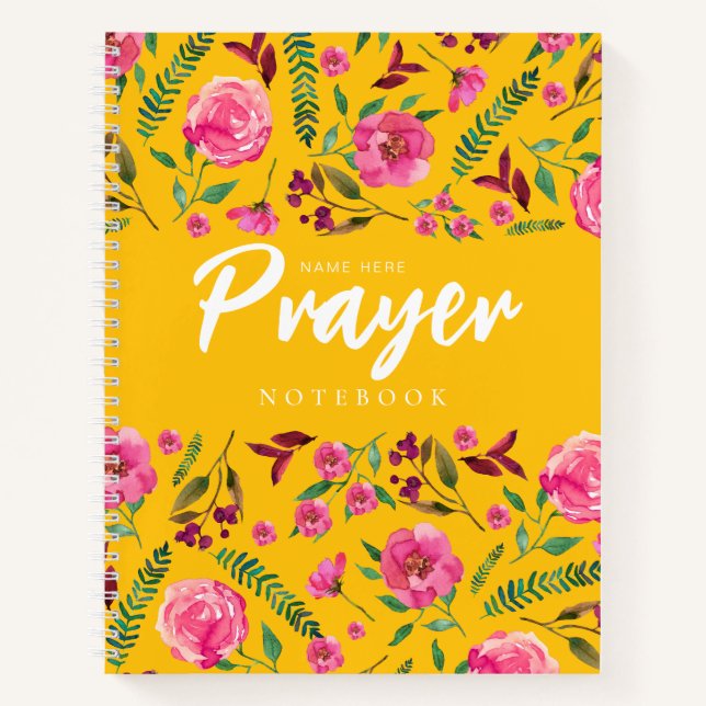Modernes Prayer-Notebook Notizbuch (Vorderseite)