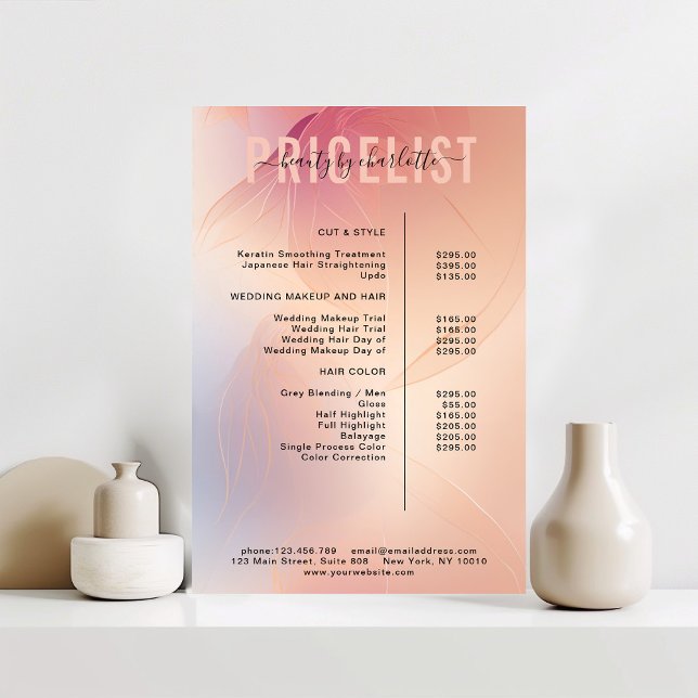 Modernes Preisschild Poster (Von Creator hochgeladen)