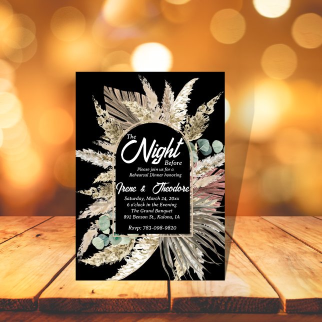 Modernes Probe-Dinner Einladung (Von Creator hochgeladen)