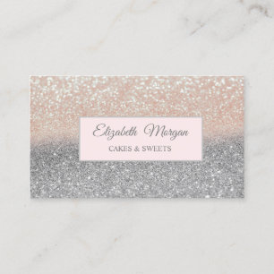 Modernes professionelles Glitter, Rahmen Visitenkarte