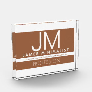 Modernes professionelles minimalistisches Design Fotoblock
