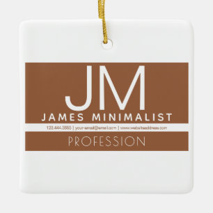 Modernes professionelles minimalistisches Design Keramikornament