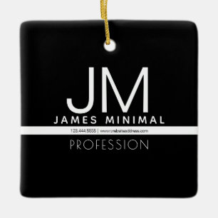 Modernes professionelles minimalistisches Design Keramikornament