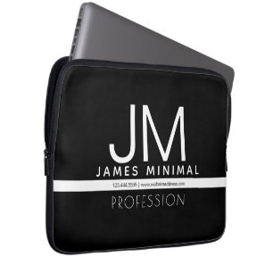 Modernes professionelles minimalistisches Design   Laptopschutzhülle