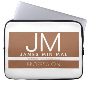 Modernes professionelles minimalistisches Design Laptopschutzhülle