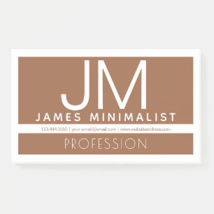 Modernes professionelles minimalistisches Design Post-it Klebezettel