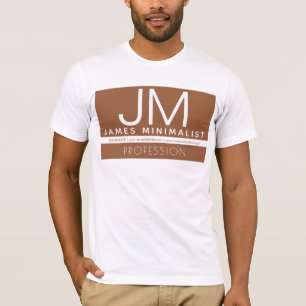 Modernes professionelles minimalistisches Design T-Shirt