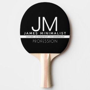 Modernes professionelles minimalistisches Design   Tischtennis Schläger