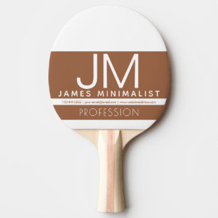 Modernes professionelles minimalistisches Design   Tischtennis Schläger
