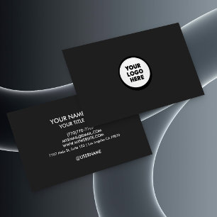 Modernes professionelles minimalistisches Logo Vis Visitenkarte