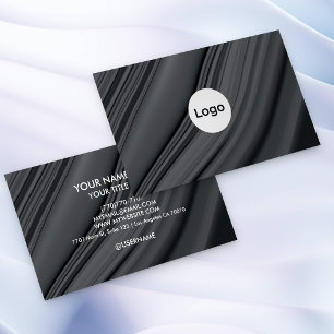 Modernes professionelles minimalistisches Logo Vis Visitenkarte