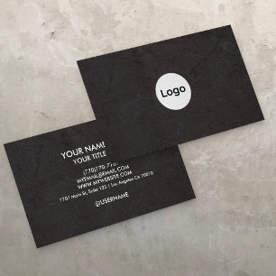 Modernes professionelles minimalistisches Logo Vis Visitenkarte