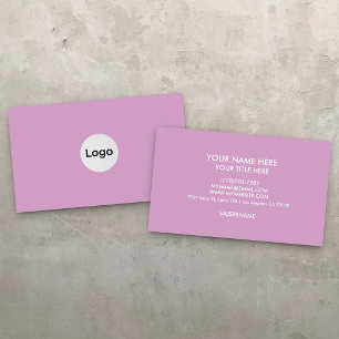 Modernes professionelles minimalistisches Logo Vis Visitenkarte
