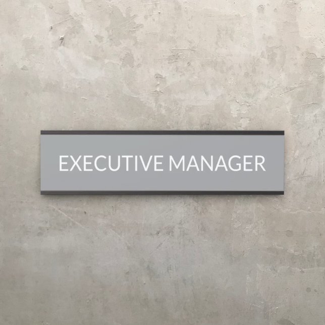 Modernes professionelles Türschild für Büros (Von Creator hochgeladen)