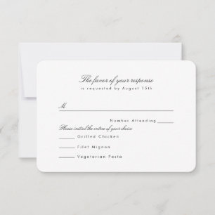 Modernes Profil UAWG RSVP Karte