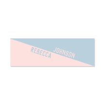 Modernes Punchy Pastel Light Blue Light Rosen Duot