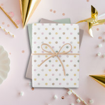 Modernes Punkt Wrapping Paper Set
