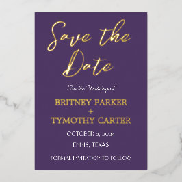 Modernes QR Code Foto Kalligrafie Script Hochzeit Folieneinladung