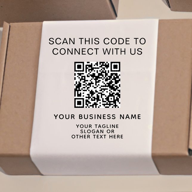 Modernes QR-Code Permastempel (Von Creator hochgeladen)