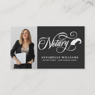 Modernes QR-Foto Visitenkarte