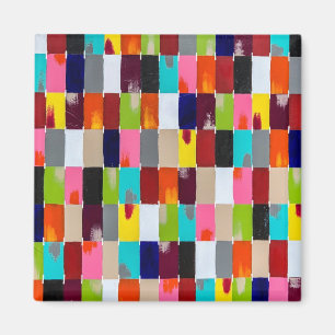 Modernes Quilt Magnet