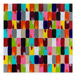 Modernes Quilt Perfect Poster