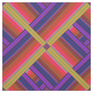 Modernes Rainbow 3D-Abstraktes Gewebe Stoff