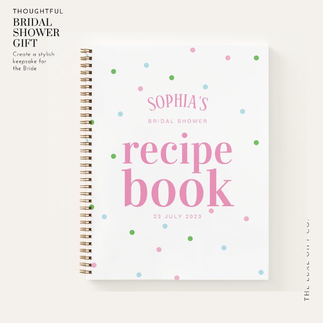 Modernes Rainbow Spot Brautparty Rezept Buch (Von Creator hochgeladen)