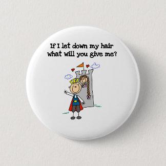 Modernes Rapunzel Button
