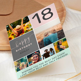 Modernes Raster aus 6 Fotos, 18. Karte