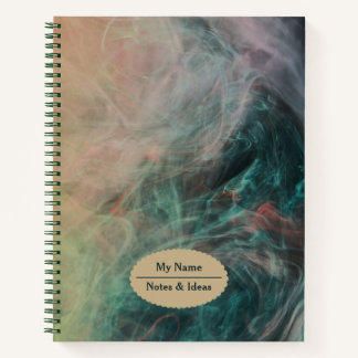 Modernes Rauchfarben-Notebook Notizbuch