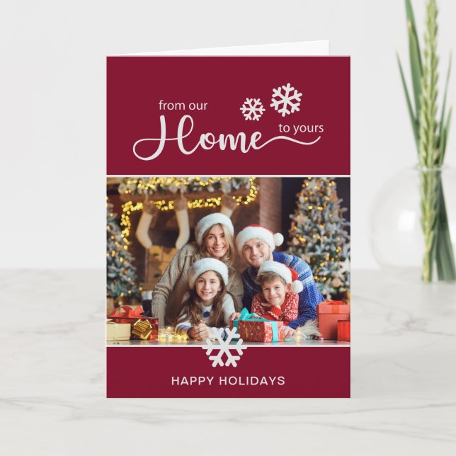 Modernes Real Anwesen Business Foto Weihnachten (Vorderseite)