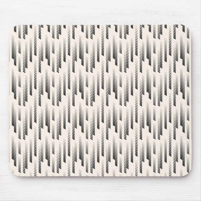 Modernes Regen-Muster Mousepad (Vorne)