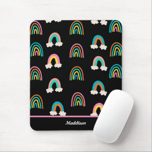 Modernes Regenbogenmuster Mousepad