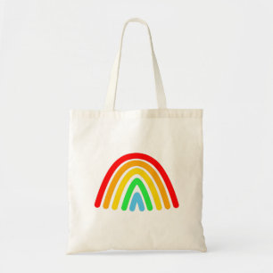 Modernes Regenbogenmuster Tragetasche