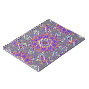 Modernes Relief-Kaleidoskop Notizblock