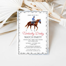 Modernes Rennpferd Derby Party Reitsport