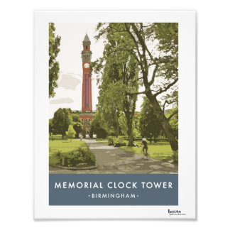 Modernes Retro Birmingham Poster