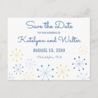 Modernes Retro des Mitteljahrhunderts Save the Dat