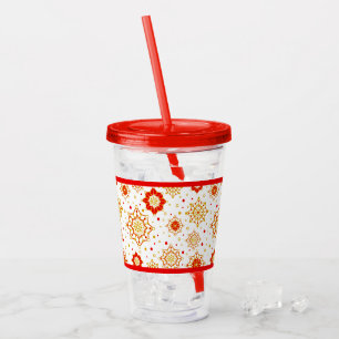 Modernes Retro-Design Mitte des Jahrhunderts Acryltrinkbecher