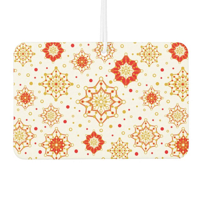 Modernes Retro-Design Mitte des Jahrhunderts Autolufterfrischer (Vorderseite)