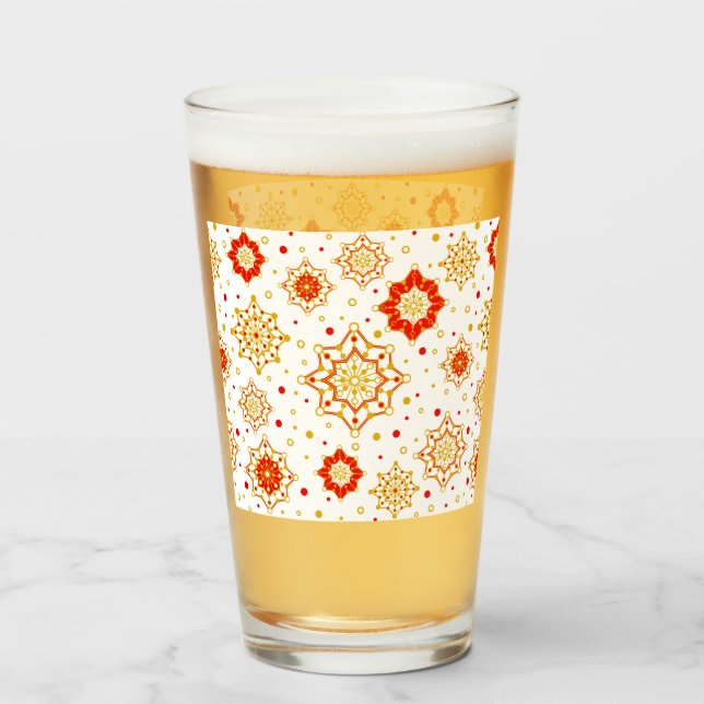 Modernes Retro-Design Mitte des Jahrhunderts Glas (Vorne (Gefüllt))