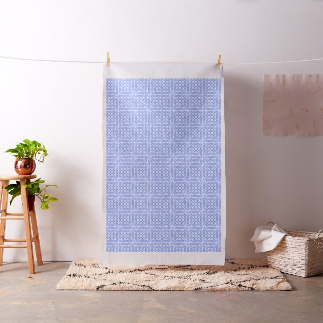 Modernes Retro-Diamantharlequin lila  Stoff (Beispiel)