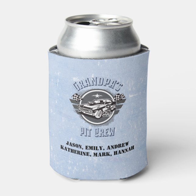 Modernes Retro-Großraumauto für die Crew Pit Dosenkühler (Kanne Vorderseite)