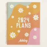 Modernes Retro-Personalisiert Planer<br><div class="desc">Dies ist ein moderner Retroplaner mit einem inspirierten Design der 70er Jahre . Editieren Sie die meisten Texte und Farben,  um diesen einzigartigen Planer Ihren Wünschen und Ihrem persönlichen Stil anzupassen. Wählen Sie einfach in der Symbolleiste "Bearbeiten mit dem Entwurfstool" aus:)</div>